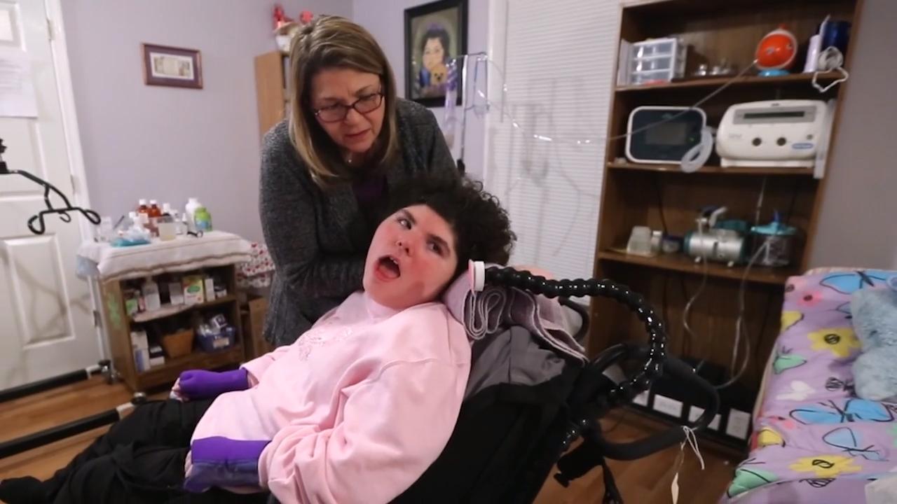 Quadriplegic Teen Girl